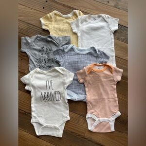 6 Infant Onesies